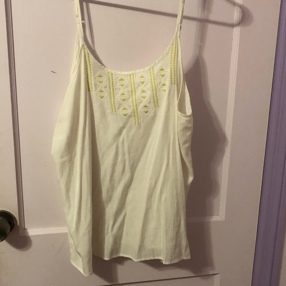 White tank top